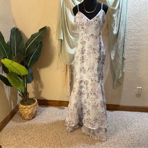 Lulu's Pastel Floral Maxi Dress